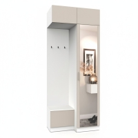 Набор мебели для прихожей "Марсель-251" МР 01-251 В2490 Ш1000 Г580 (ЛДСП Кашемир)